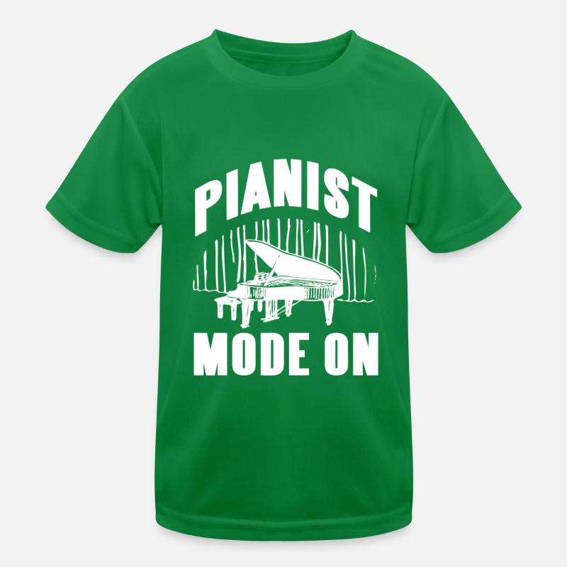 Mode pianiste sur les conceptions de piano rétro cool T-shirt sport Enfant