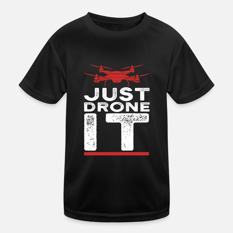 Drone Pilot fliegen Kinder Funktions-T-Shirt