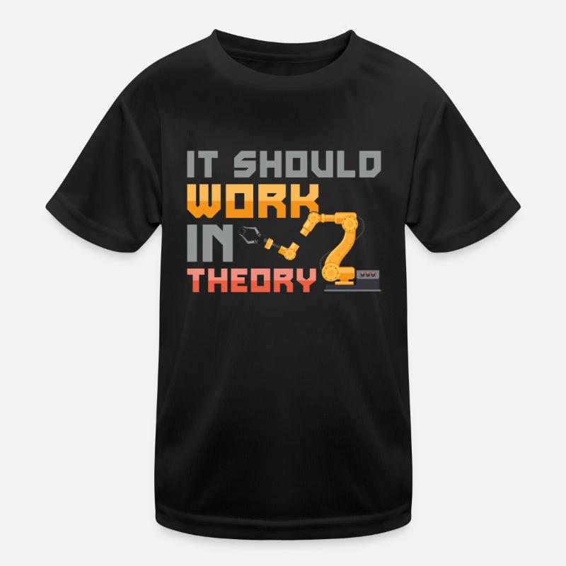 Robot Robotics Engineer It Should Kinder Funktions-T-Shirt