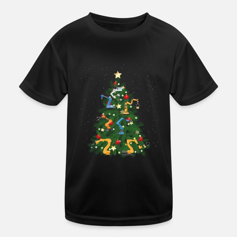 Robot Robotics Engineer Christmas Kinder Funktions-T-Shirt