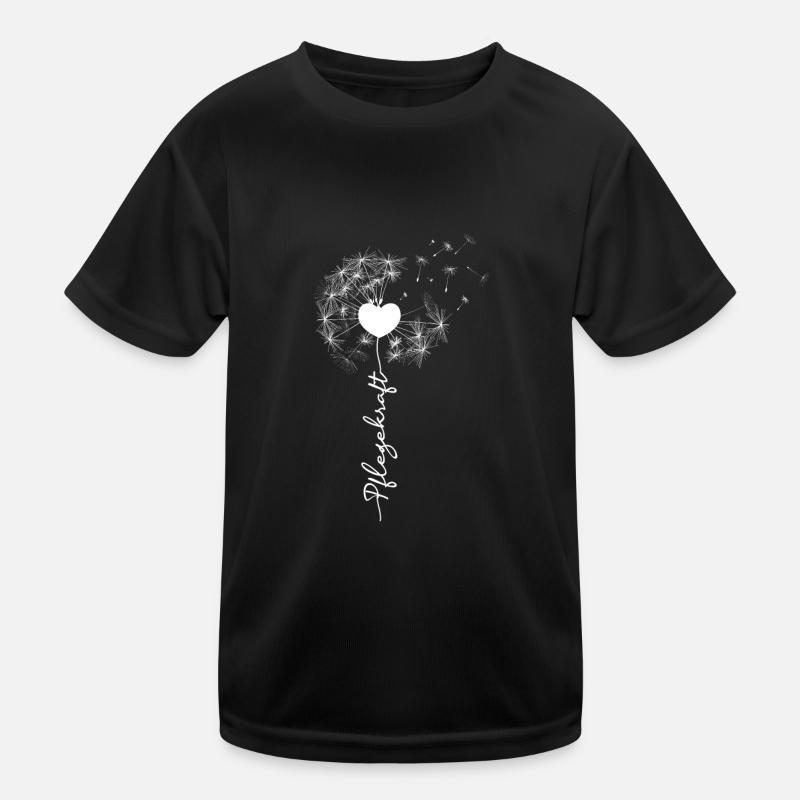 Nurse Dandelion Care for the elderly Kids Functional T-Shirt