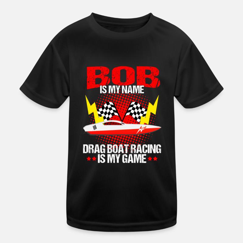 Conception de bateaux de course pour les courses de dragsters T-shirt sport Enfant
