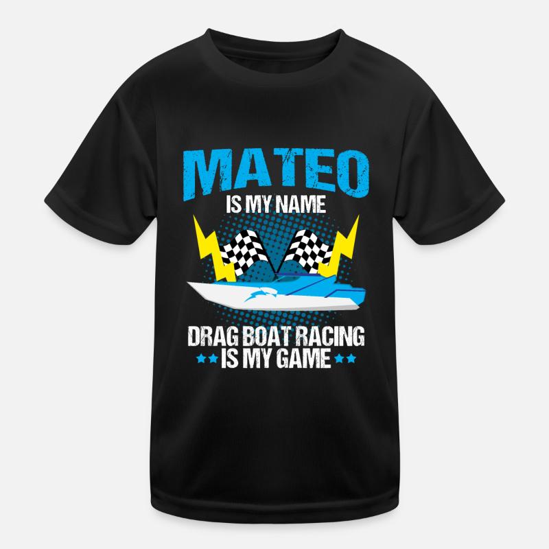 Conception de bateaux de course pour les courses de dragsters T-shirt sport Enfant