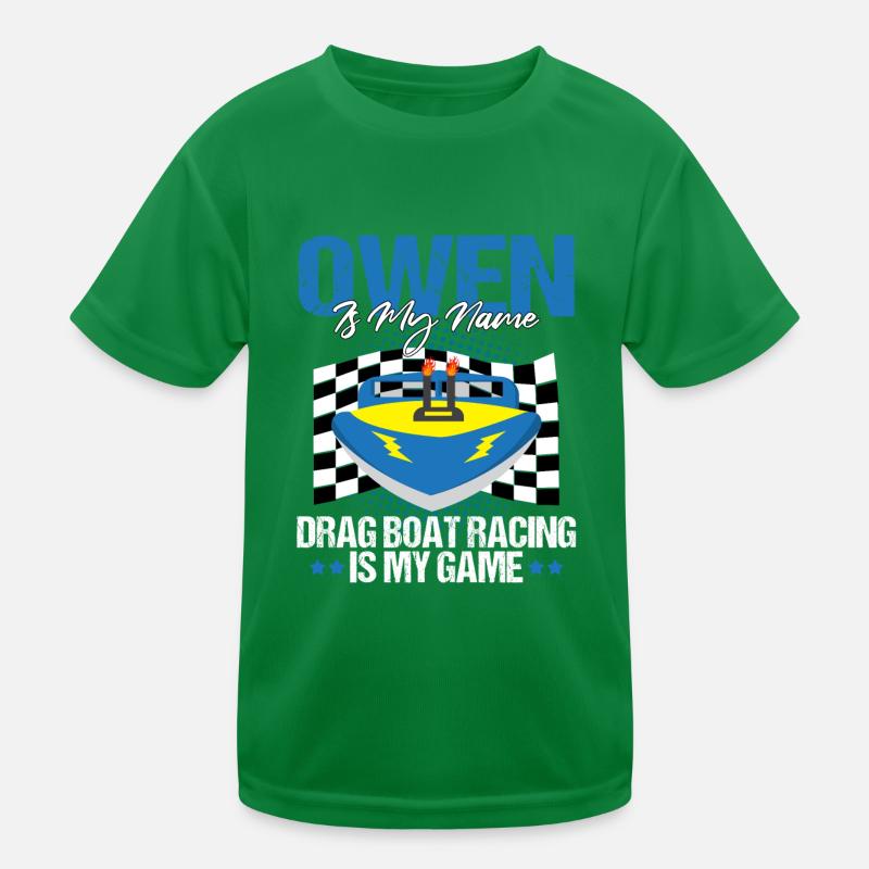 Schnellboot-Rennen Design for Rennbootfahrer Kinder Funktions-T-Shirt