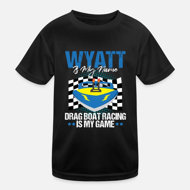 Conception de bateaux de course pour les courses de dragsters T-shirt sport Enfant