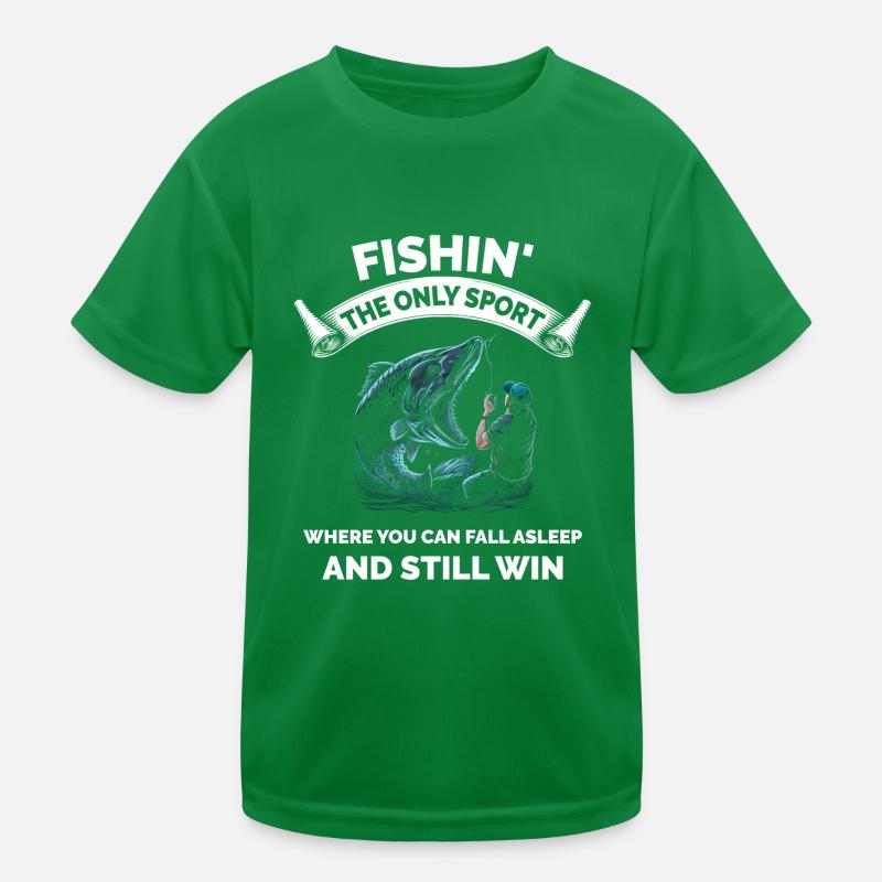 Pêcheur de pêche vintage T-shirt sport Enfant