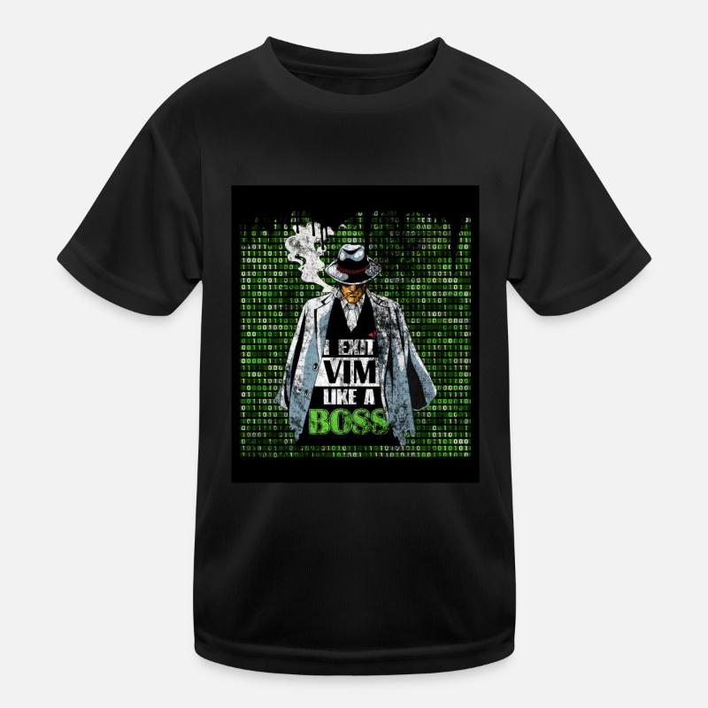 I Exit VIM like a Boss for Linux Linux Lover and Kinder Funktions-T-Shirt