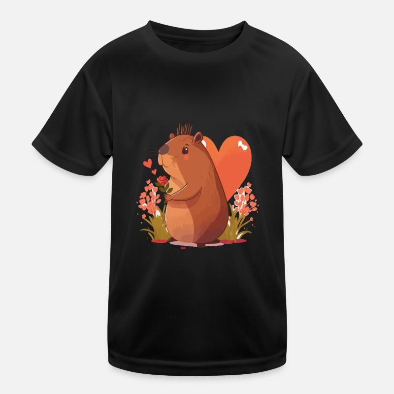 Belle capybara T-shirt sport Enfant