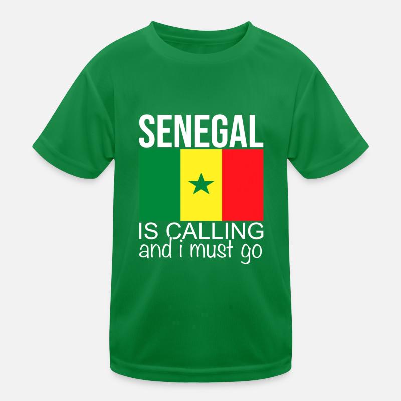 Senegal Kids Functional T-Shirt