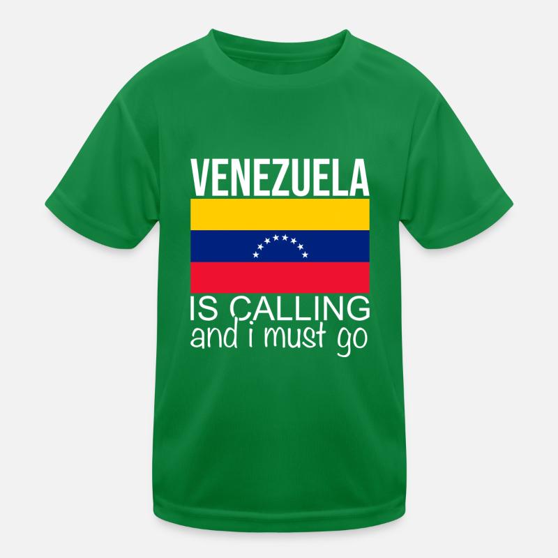 Venezuela Spruch Kinder Funktions-T-Shirt