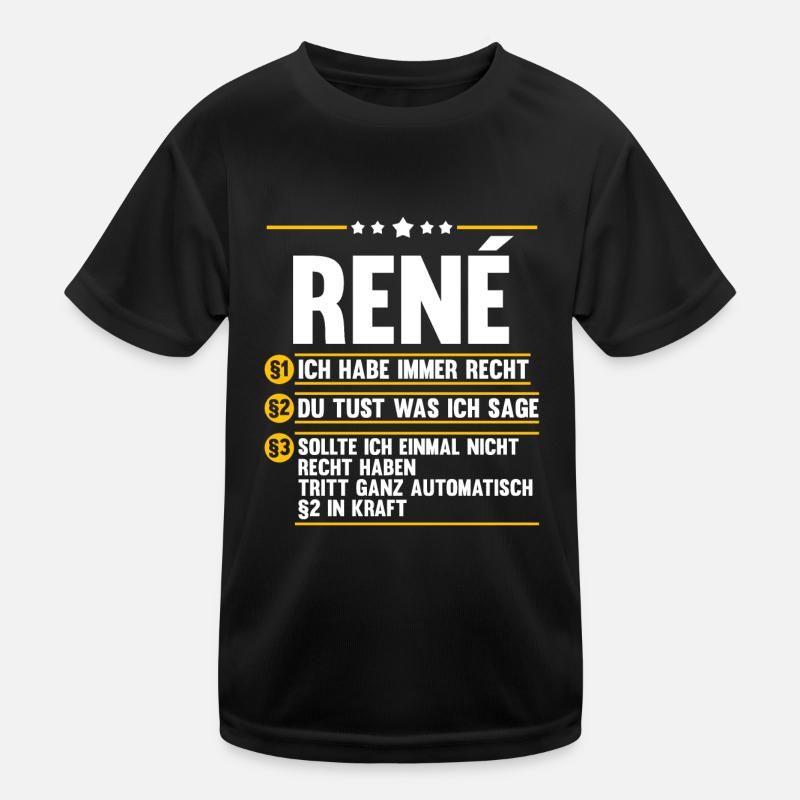 Rene Kinder Funktions-T-Shirt