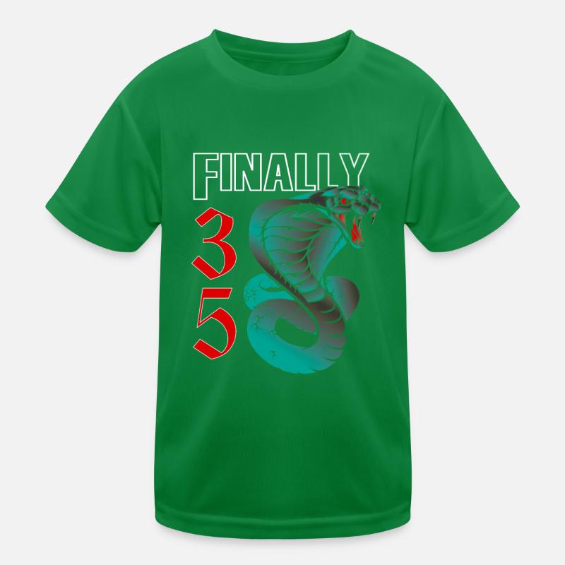 35 ans, verdict de naissance T-shirt sport Enfant