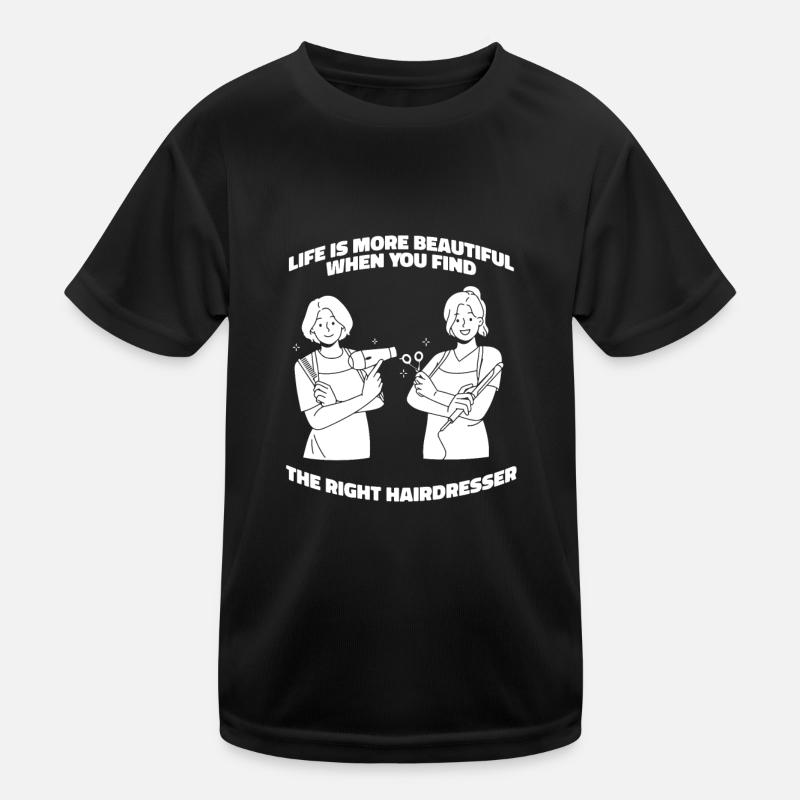 Coiffeur Coiffeur Coiffeur T-shirt sport Enfant