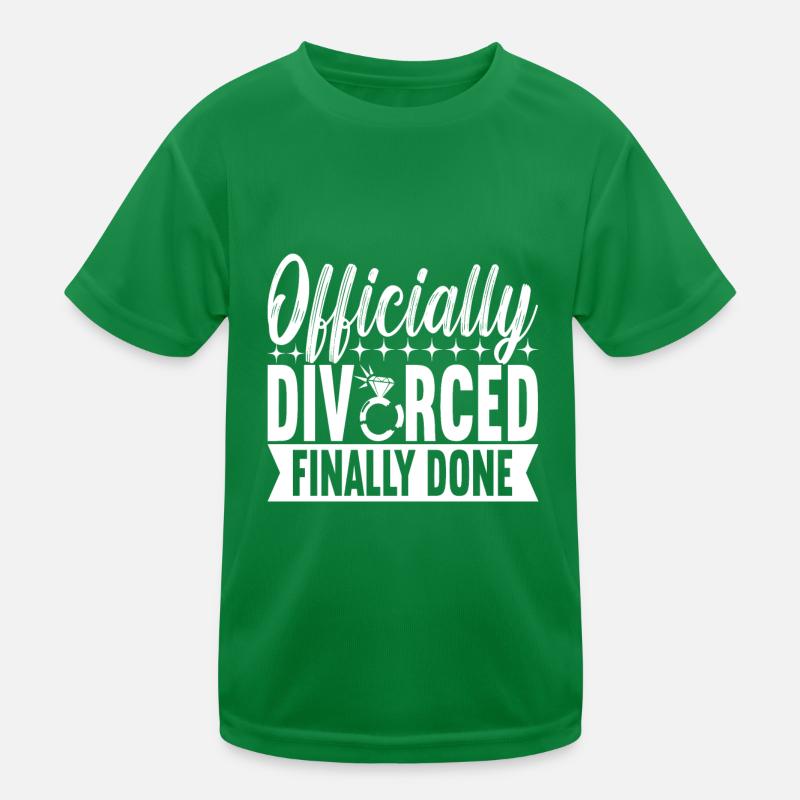 Scheidung Geschieden Kinder Funktions-T-Shirt