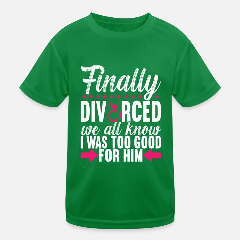 Divorce Divorcé T-shirt sport Enfant