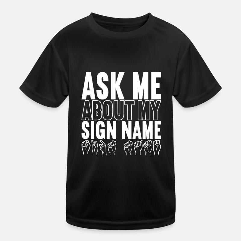 Deaf Deaf Mute Deaf Kids Functional T-Shirt