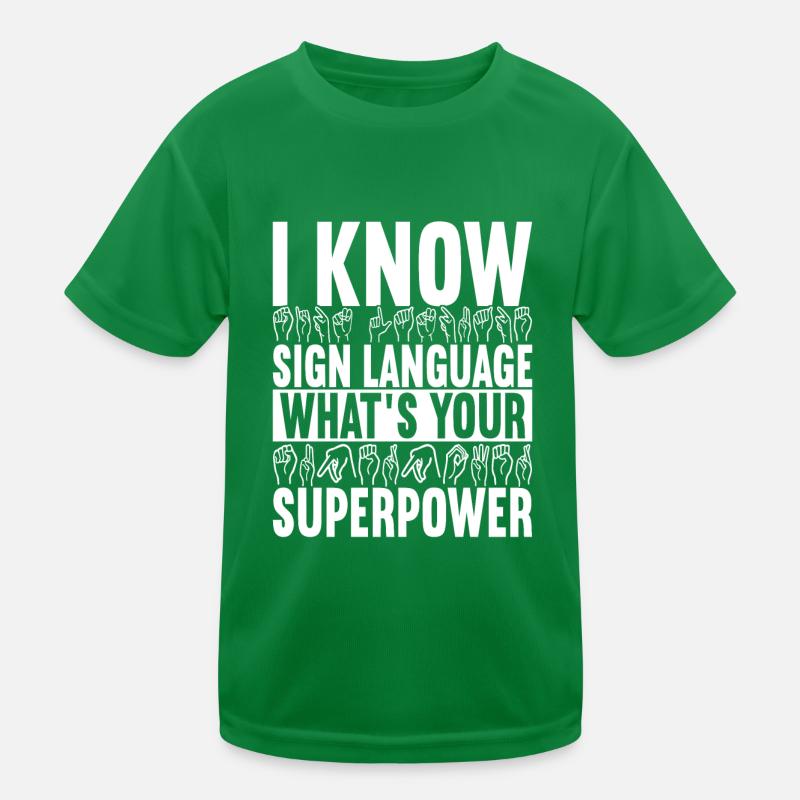 Deaf Deaf Mute Deaf Kids Functional T-Shirt