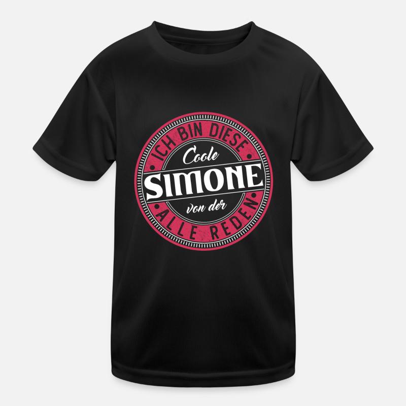 Simone Geschenkidee Geschenk Geburtstag Kinder Funktions-T-Shirt