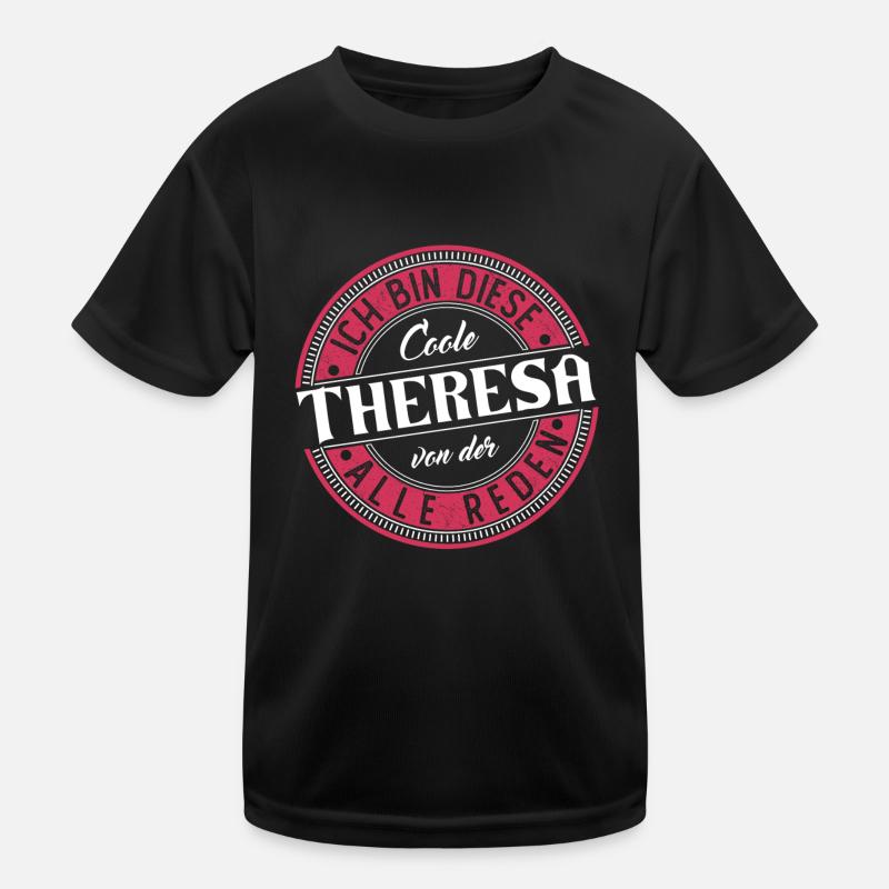 Theresa Geschenkidee Geschenk Geburtstag Kinder Funktions-T-Shirt