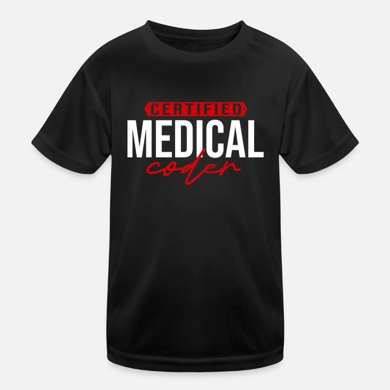 Medizinischer Kodierer Medizinischer Programmierer Kinder Funktions-T-Shirt