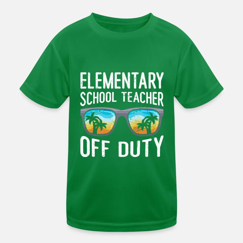 Classe d’école primaire de vacances Enseignant en congé Enseignant T-shirt sport Enfant