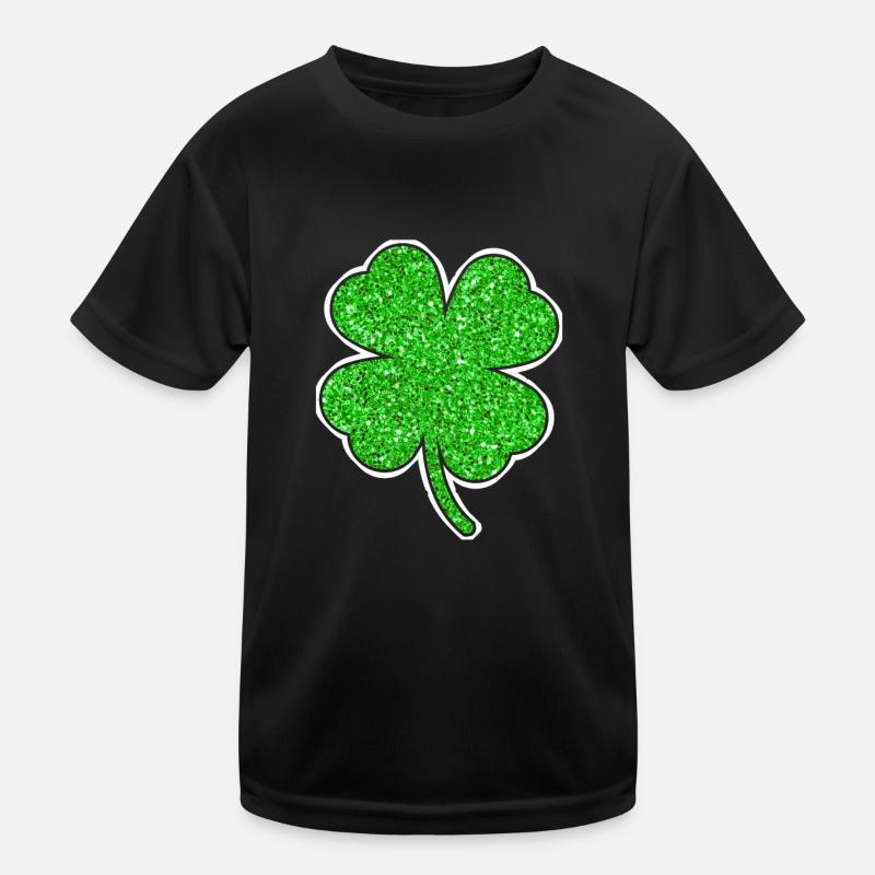 Irish Clover St. Patrick's Day Kids Functional T-Shirt