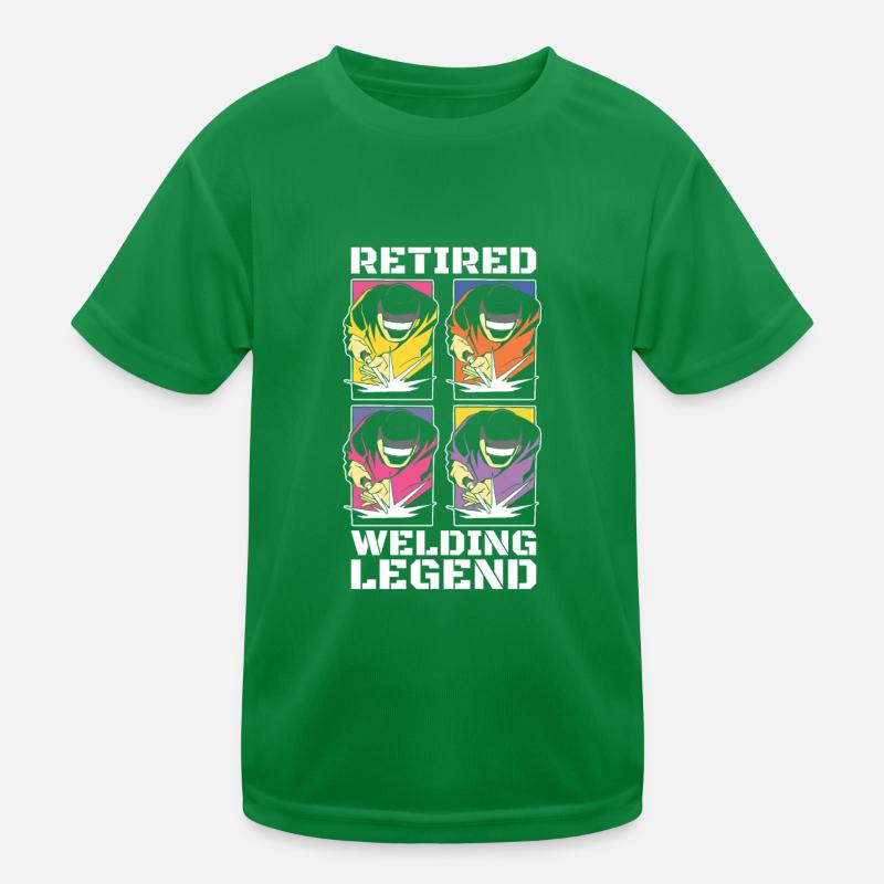 Welder locksmith legend Kids Functional T-Shirt