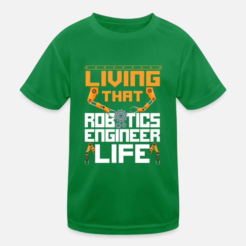 Robot Robotics Engineer Vintage Kinder Funktions-T-Shirt