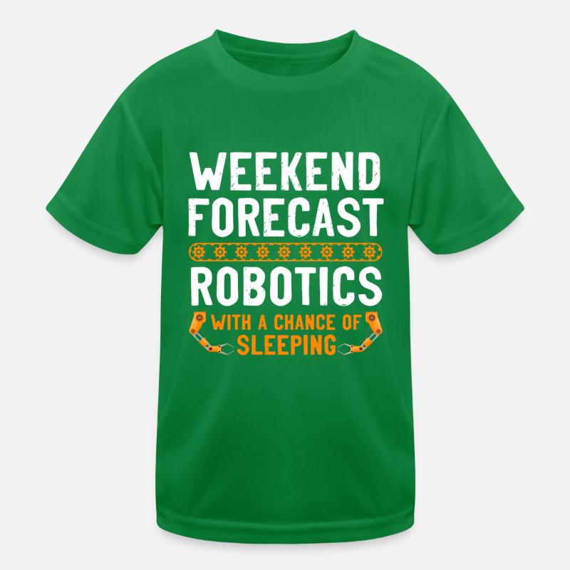 Robot Robotics Engineer Vintage Kinder Funktions-T-Shirt