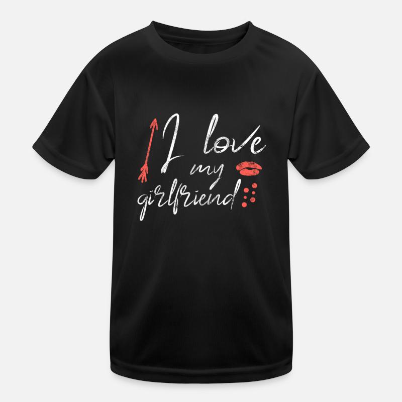 J’aime ma copine T-shirt sport Enfant