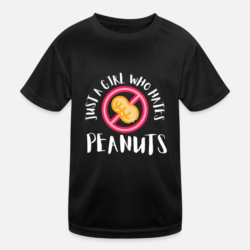 Peanut Allergy Awareness Peanut Allergic Kinder Funktions-T-Shirt