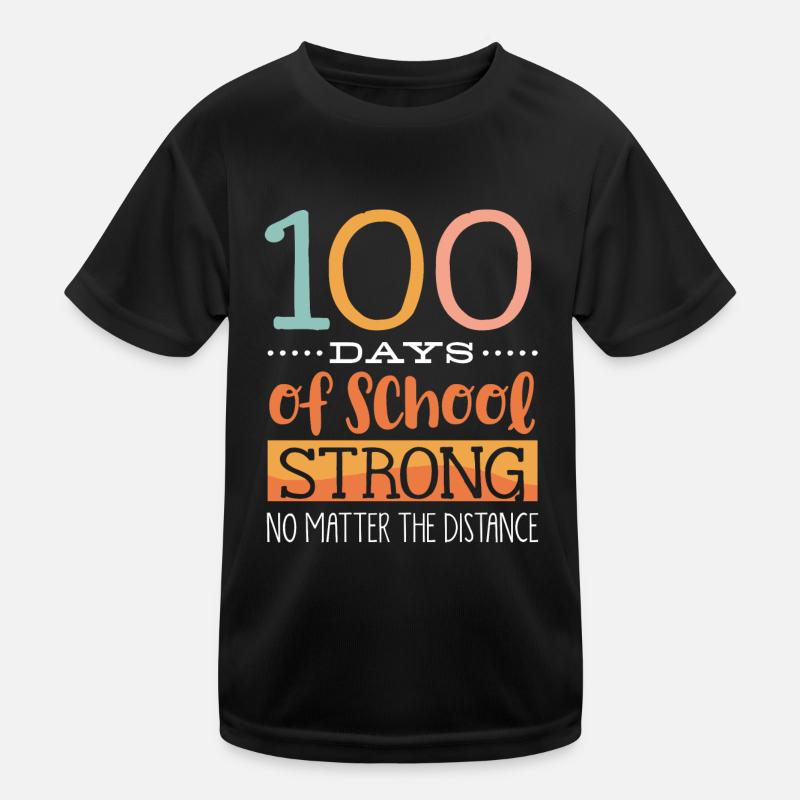 100 days school, 100 days smarter, school Kids Functional T-Shirt