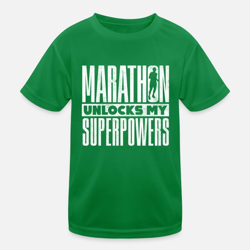 Marathon runner Kids Functional T-Shirt
