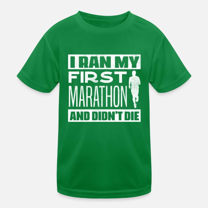 Marathon runner Kids Functional T-Shirt