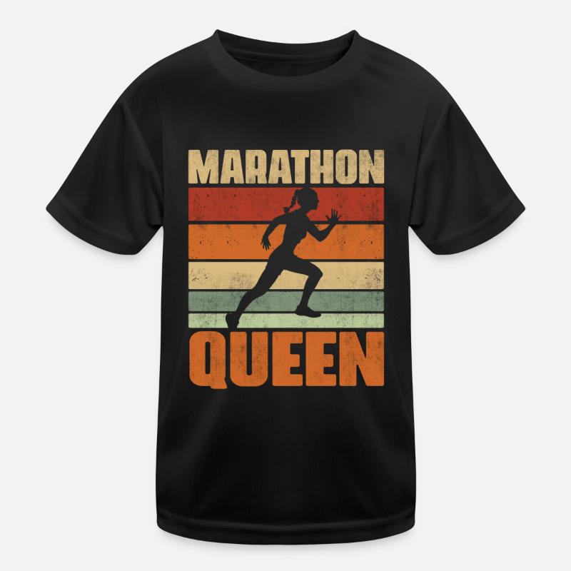 Marathonläufer Kinder Funktions-T-Shirt