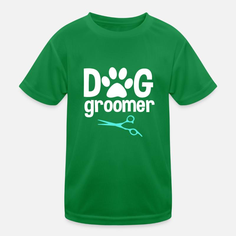 Hundefriseur Kinder Funktions-T-Shirt