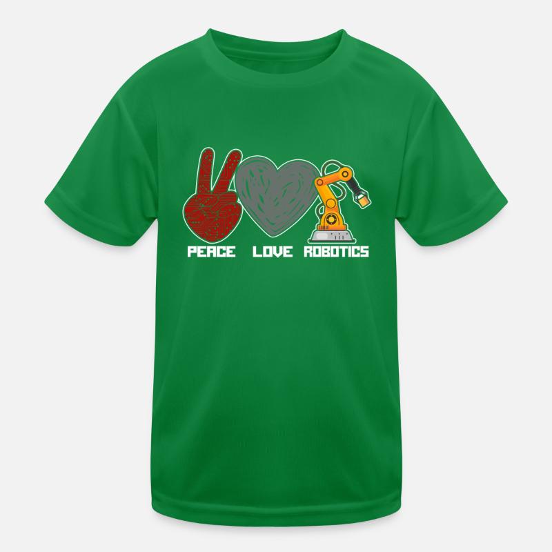 Robot Robotics Engineer Female Kinder Funktions-T-Shirt