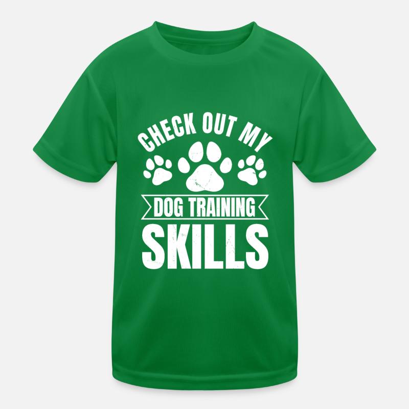 Dog Trainer Kids Functional T-Shirt