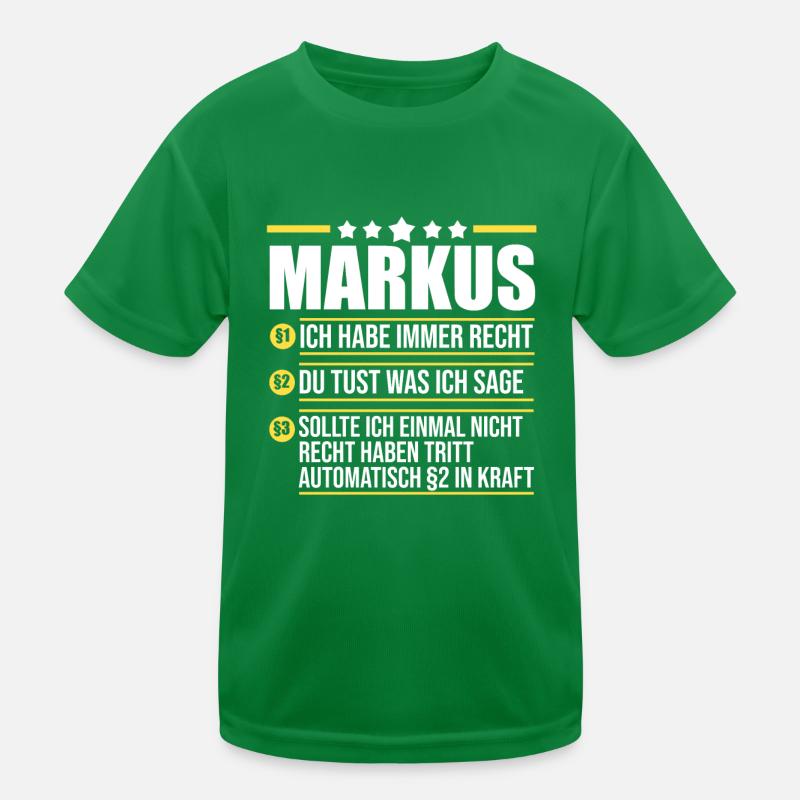 Markus Kids Functional T-Shirt
