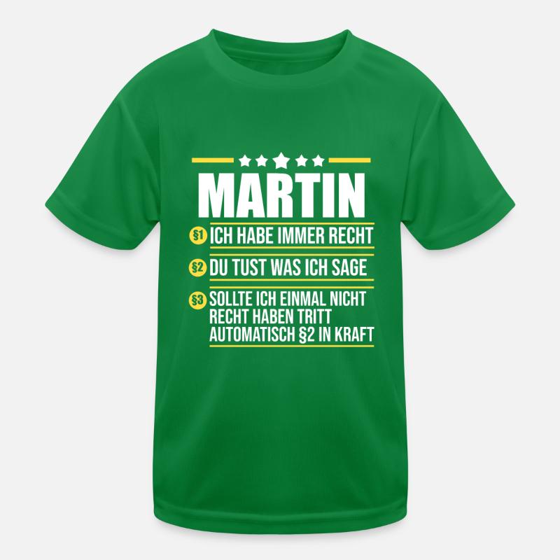 Martin Kids Functional T-Shirt