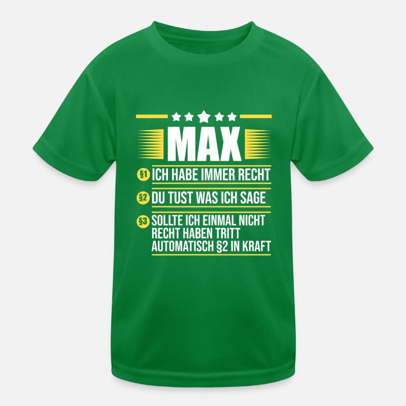Max Kids Functional T-Shirt