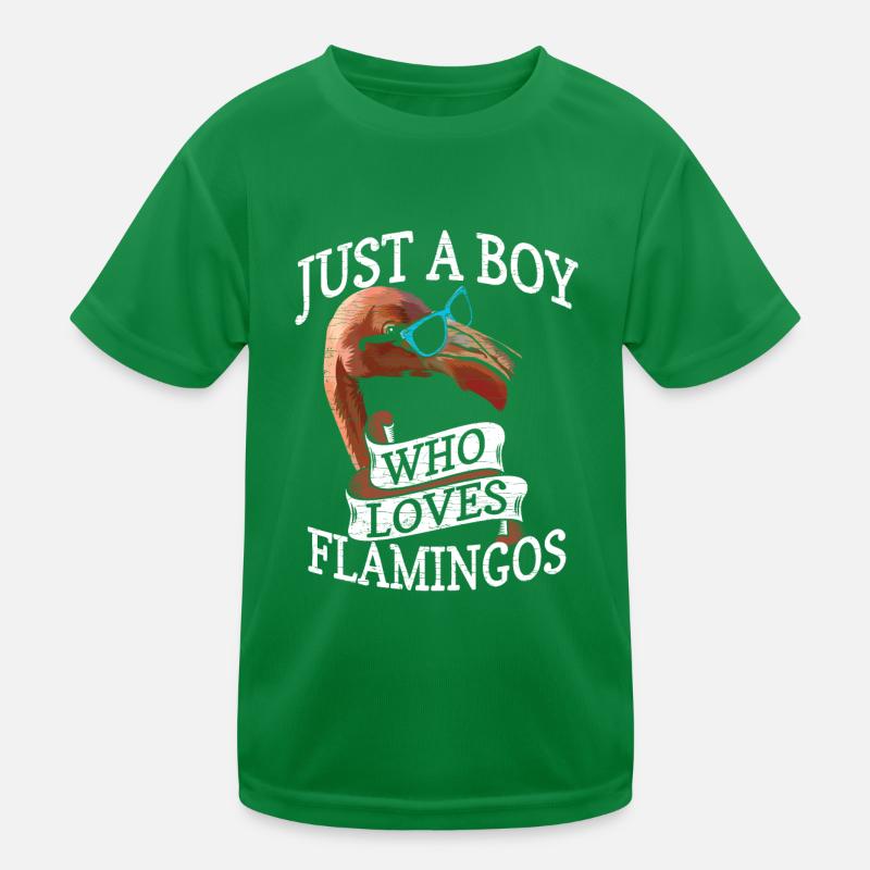 Flamingo Geschenk Kinder Funktions-T-Shirt