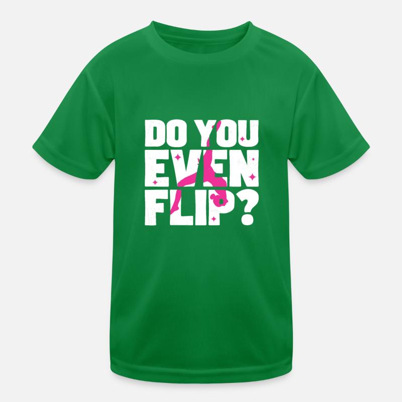 Danse acro amusante: Faites-vous même flip pour un T-shirt sport Enfant