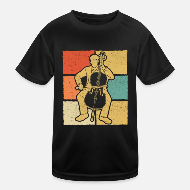Cello Cellospieler Cellist Kinder Funktions-T-Shirt