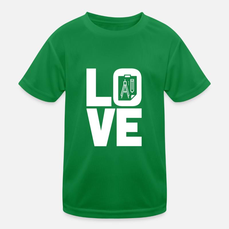 Liebe Zeichner Arichtect Kinder Funktions-T-Shirt