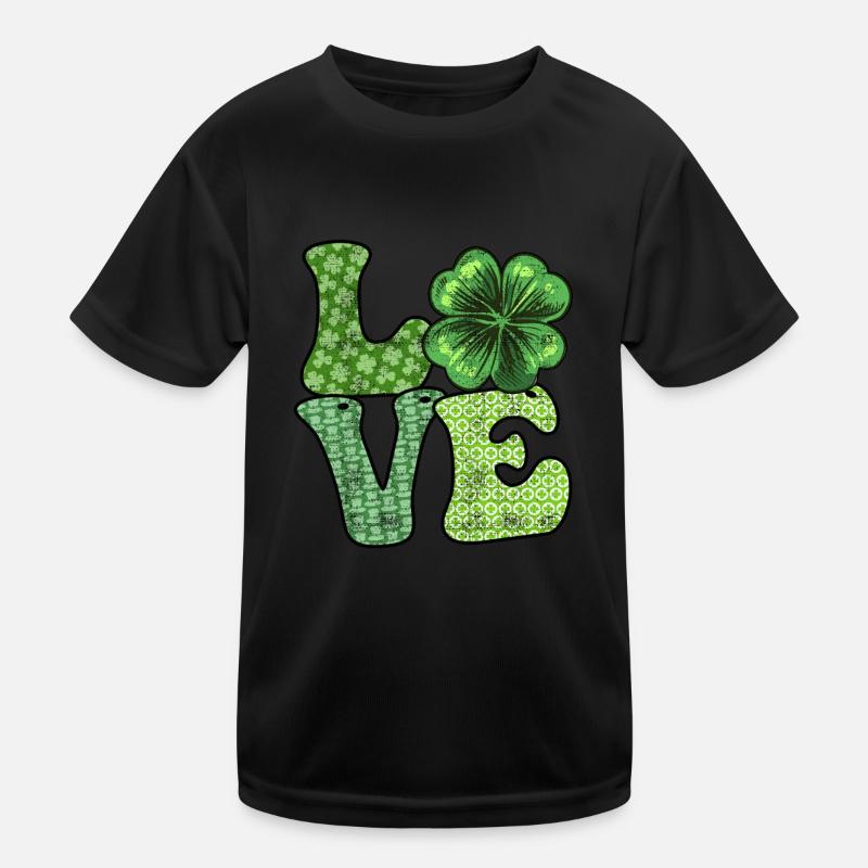 Les Irlandais adorent la Saint-Patrick T-shirt sport Enfant