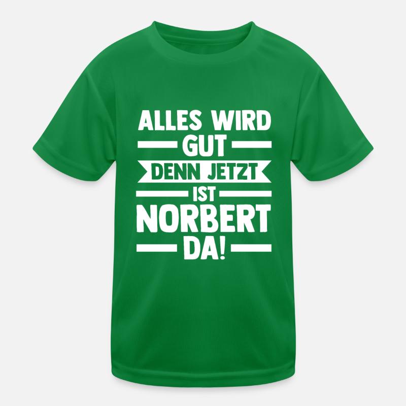 Norbert Kinder Funktions-T-Shirt