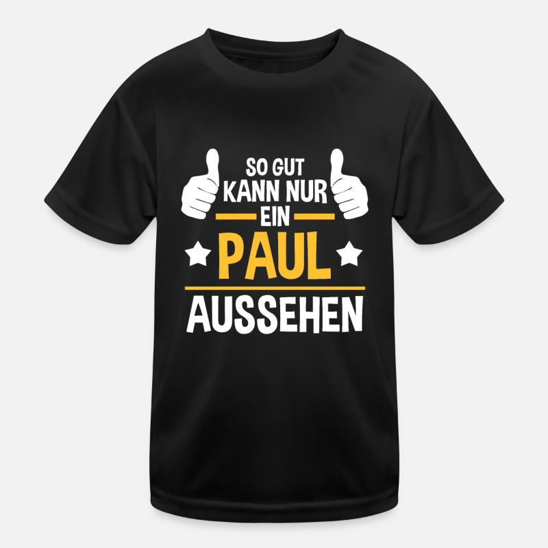 Paul Kinder Funktions-T-Shirt