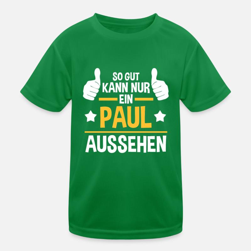 Paul Kinder Funktions-T-Shirt