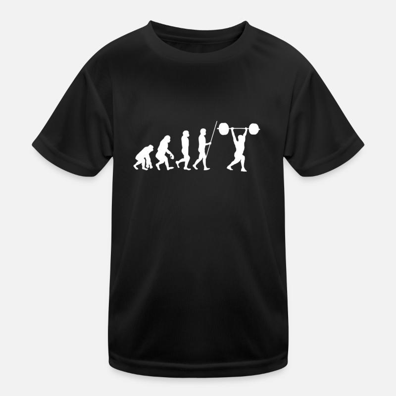Weight Lifting Power Snatch Kinder Funktions-T-Shirt